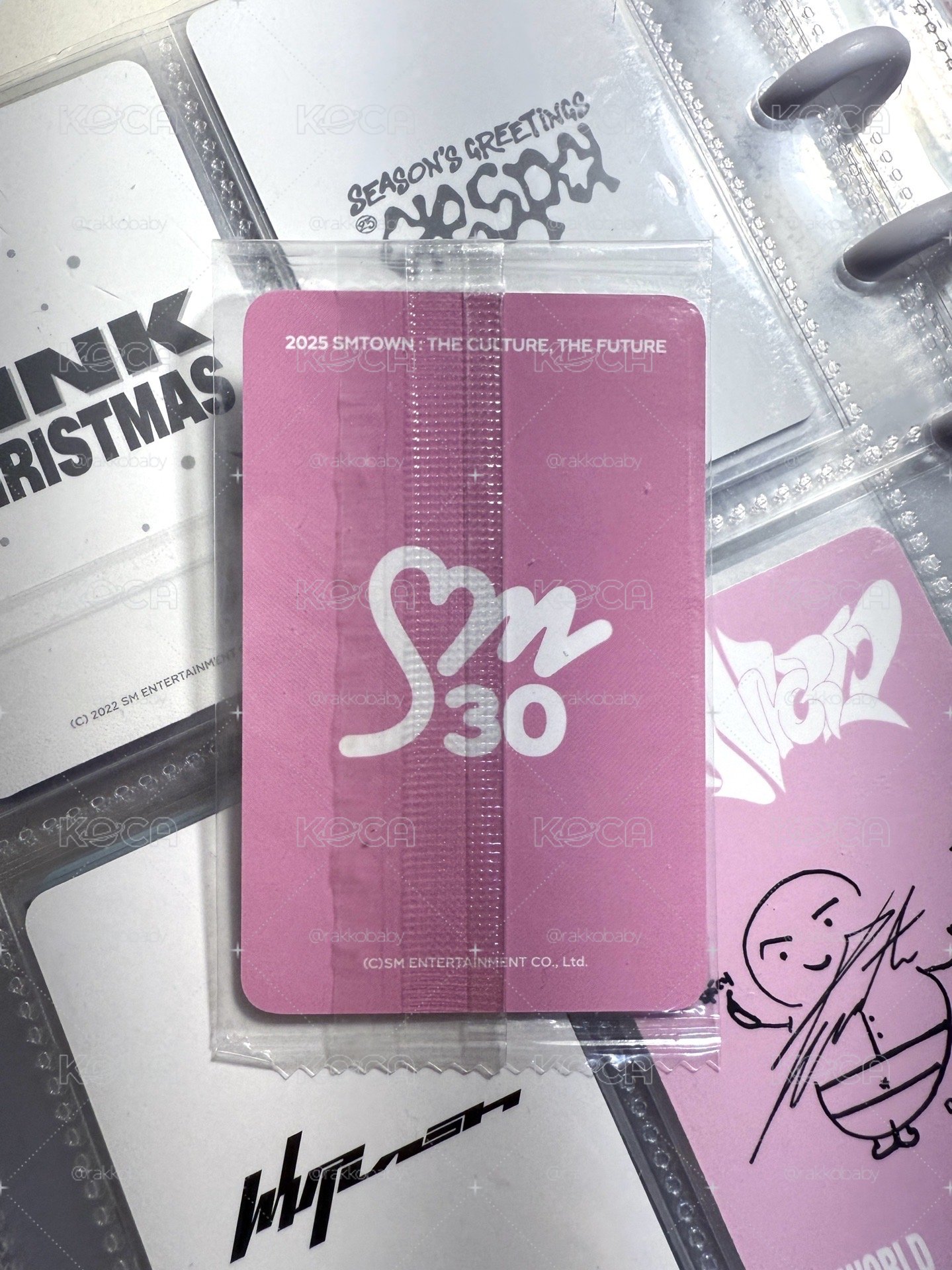 [包裝未拆封] smt 家族 30週年 Ktown4u 幸運卡 KARINA 外星柚