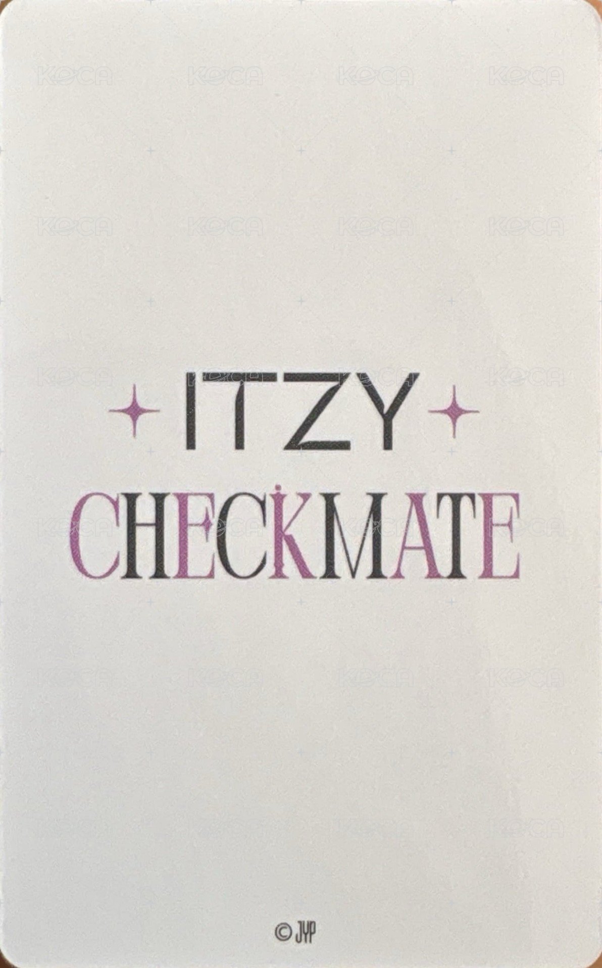 CHECKMATE 世巡 JYP JAPAN 周邊卡  背面