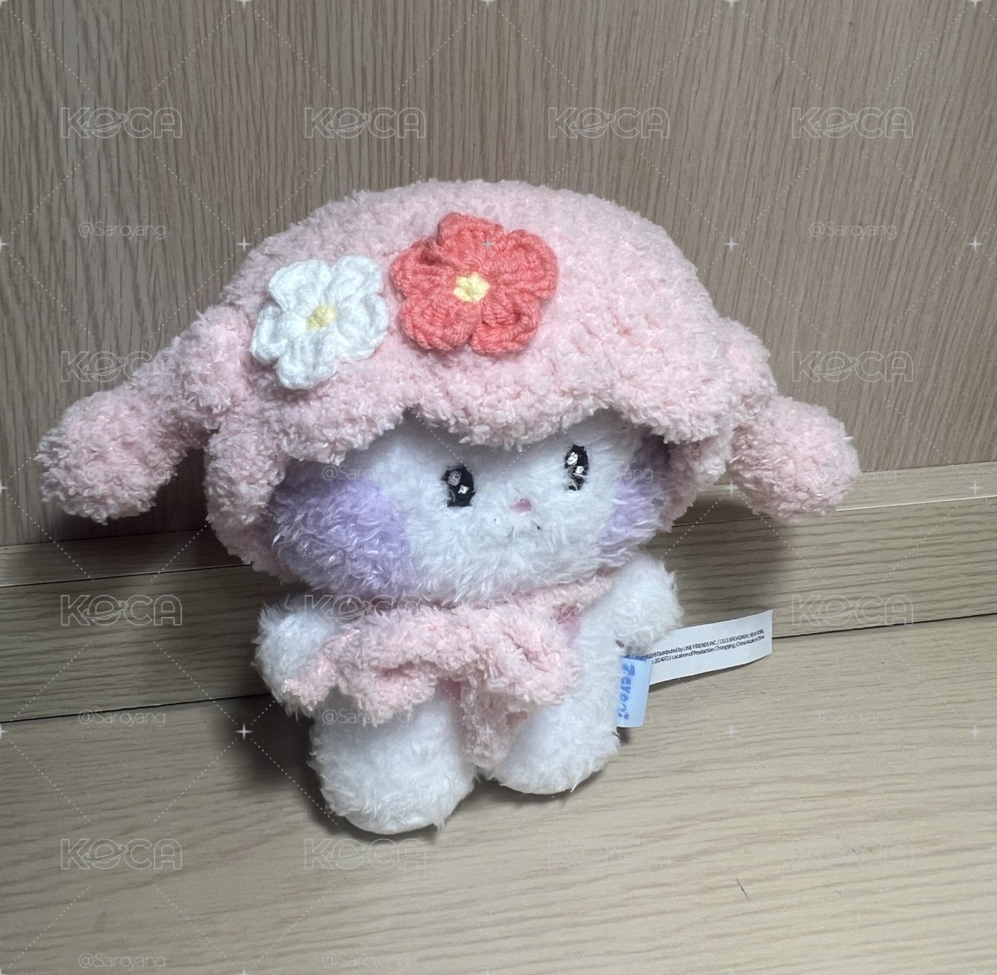🐰辰尼尼吊飾娃+彼安諾娃帽