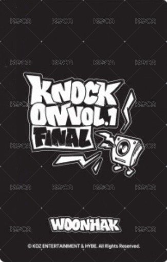 Knock On 巡迴 隨機卡 FINAL場周 6 背面