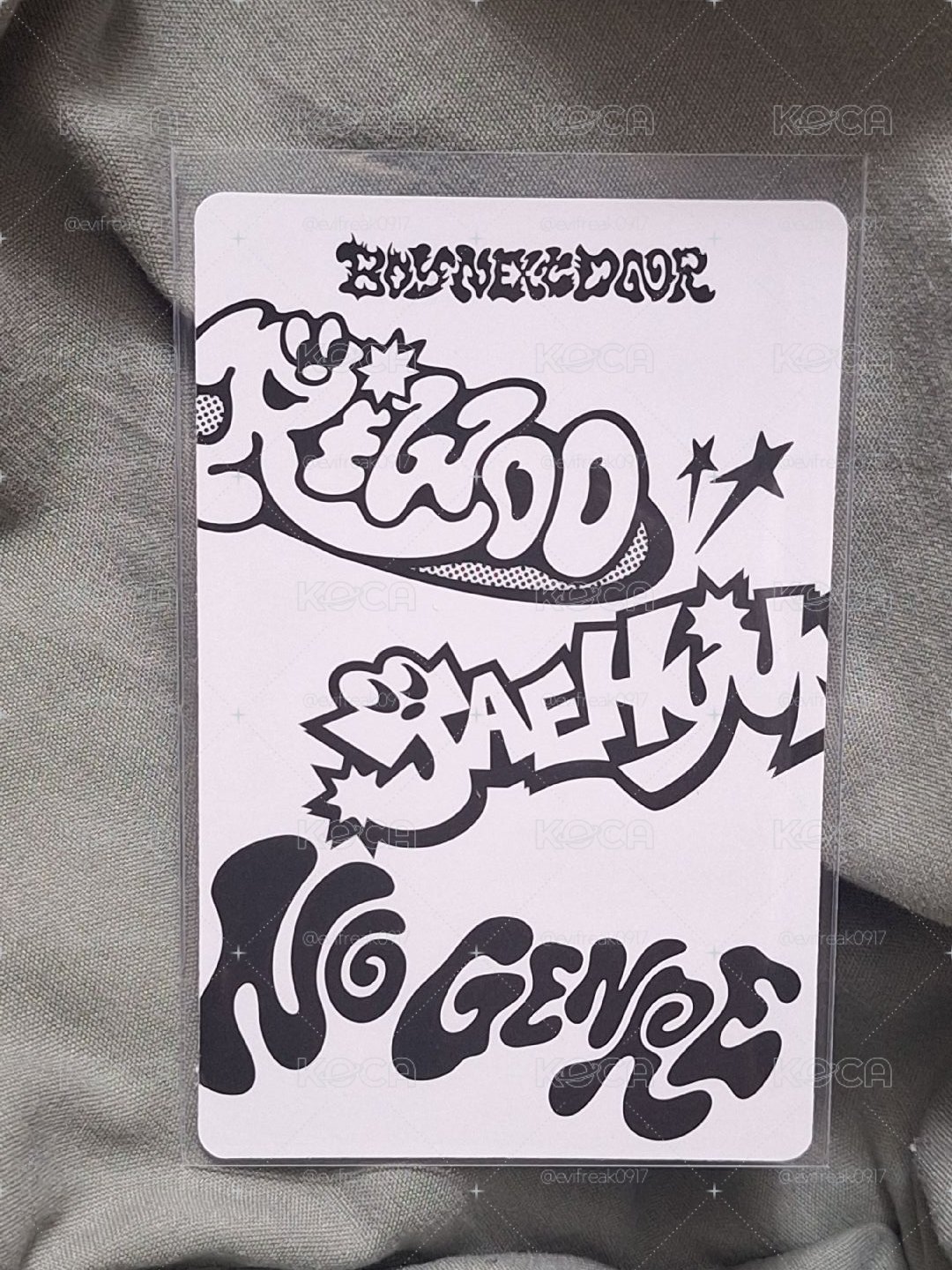 No Genre 常赫宰鉉 23雙人卡