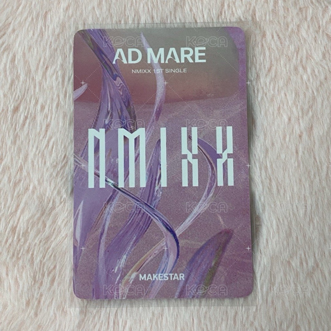 AD MARE ms 簽售卡 2.0 莉 背面